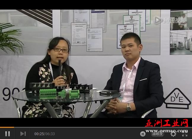 科發電子第84屆中國電子展接受慧聰電子網的專訪
